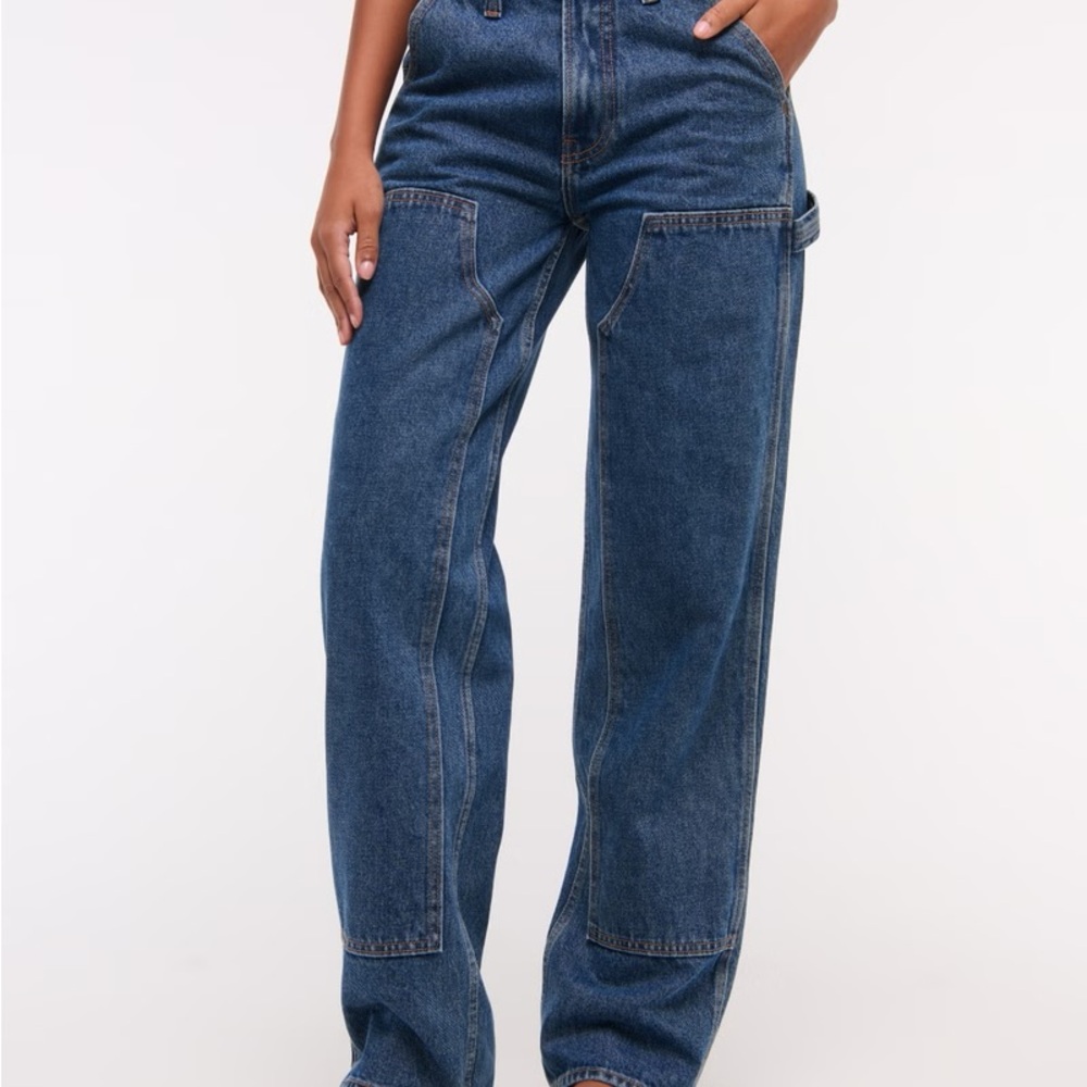 Abercrombie & Fitch - Curve Love Slouchy Carptener Jean